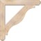 Ekena Millwork Funston Craftsman Smooth Bracket w/ Offset Brace, Douglas Fir, 7 1/2"W x 46"D x 46"H BKT0806X46X46FST04SDF - alternate 4